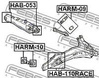 САЙЛЕНБЛОК ЗАДНЕГО РЫЧАГА SPORT HONDA CR-V RD1/RD2 1997-2001 FEBEST FE HAB-110RACE