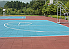 Гумова плитка 50см*50см, H=30мм з втулками для дитячих майданчиків фітнес клубів спортзал PRO, фото 6