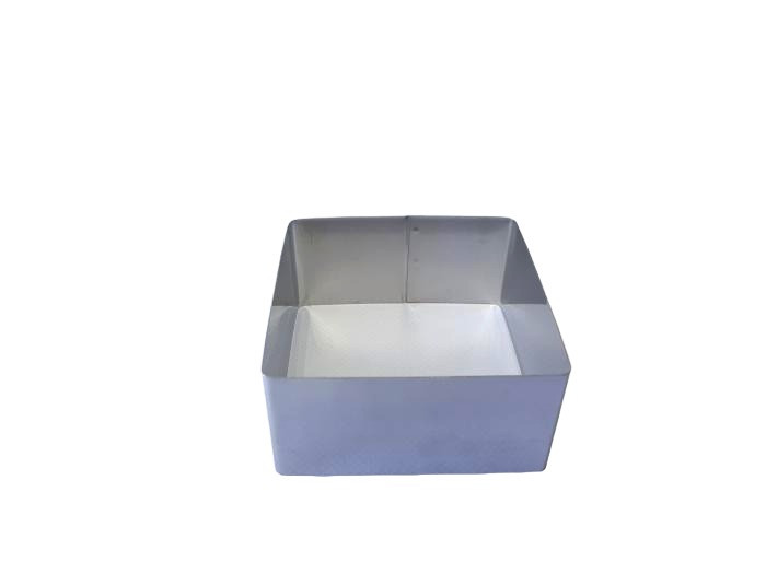 Форма кондитерська для випічки і формування десертів нержавіюча Квадрат 8,5 * 8,5 cm H 4 cm