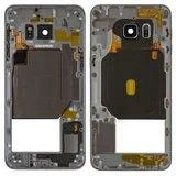 Середня частина корпусу для смартфону Samsung G928F Galaxy S6 EDGE Plus, чорна