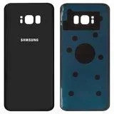 Задня панель корпусу для смартфону Samsung G955F Galaxy S8 Plus, чорна