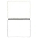 Рамка сенсорного екрану для Apple iPad 2 iPad 3, iPad 4 чорного кольору