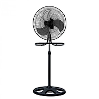 Вентилятор підлоговий Wimpex WX-1807 3 в 1 настільний / настінний з металевими лопатями 3 швидкості 200 Вт