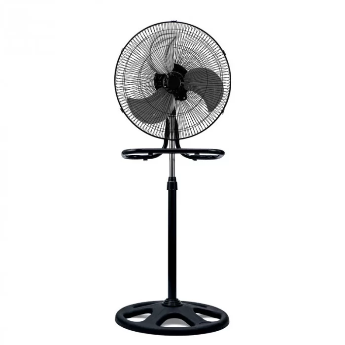 Стильний вентилятор підлоговий Wimpex WX-1807 3 в 1 настільний / настінний з металевими лопатями 3 швидкості 200 Вт, фото 1