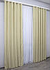 Комплект штор (2шт. 1,5х2,85м.) мікровелюр, колекція "SPARTA". Колір кремовий. Код 844ш 30-622, фото 5