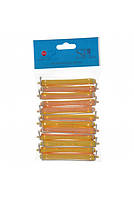 Бігуді для холодної завивки ø 8 мм двоколірні 12 шт. SPL 905112