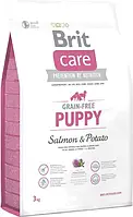 Brit Care GF Puppy Salmon & Potato 3 кг для щенков всех пород с лососем