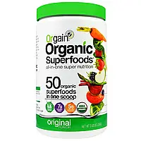Orgain, Органические суперпродукты, суперпитание "все в одном", оригинальный вкус, 0,62 фунта (280 г) в в