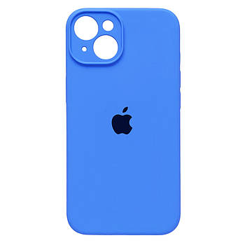 Чохол Silicone Full Camera для Apple iPhone 14 Royal Blue