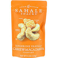 Sahale Snacks, Глазированная смесь: мандарин, ваниль, кешью и макадмия, 4 унц. (113 г) в Украине