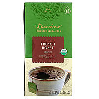 Teeccino, органический чай из обжаренных трав, французская обжарка, без кофеина, 25 чайных пакетиков, 150 г в