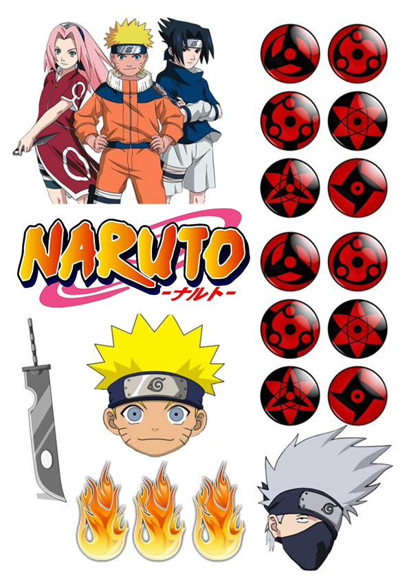 Вафельна картинка "Naruto" 3