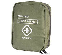 Аптечка первой помощи Mil-Tec First Aid Pack Midi green OD 16025900
