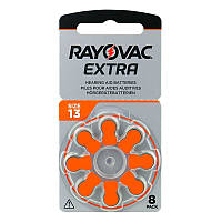 Батарейки для слухових апаратів Rayovac Extra 13, 8 шт.