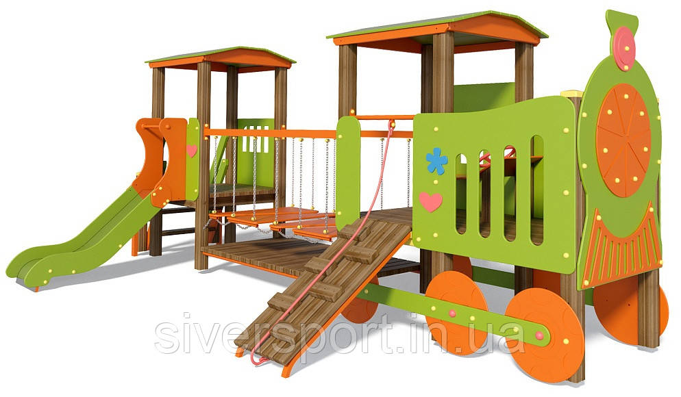 Паровозик з вагончиком SiverSport TE503M, фото 1