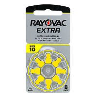 Батарейки для слухових апаратів Rayovac Extra Advanced 10, 8 шт.