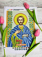 Схема для вишивання бісером Святого Даміна А4. Габардин