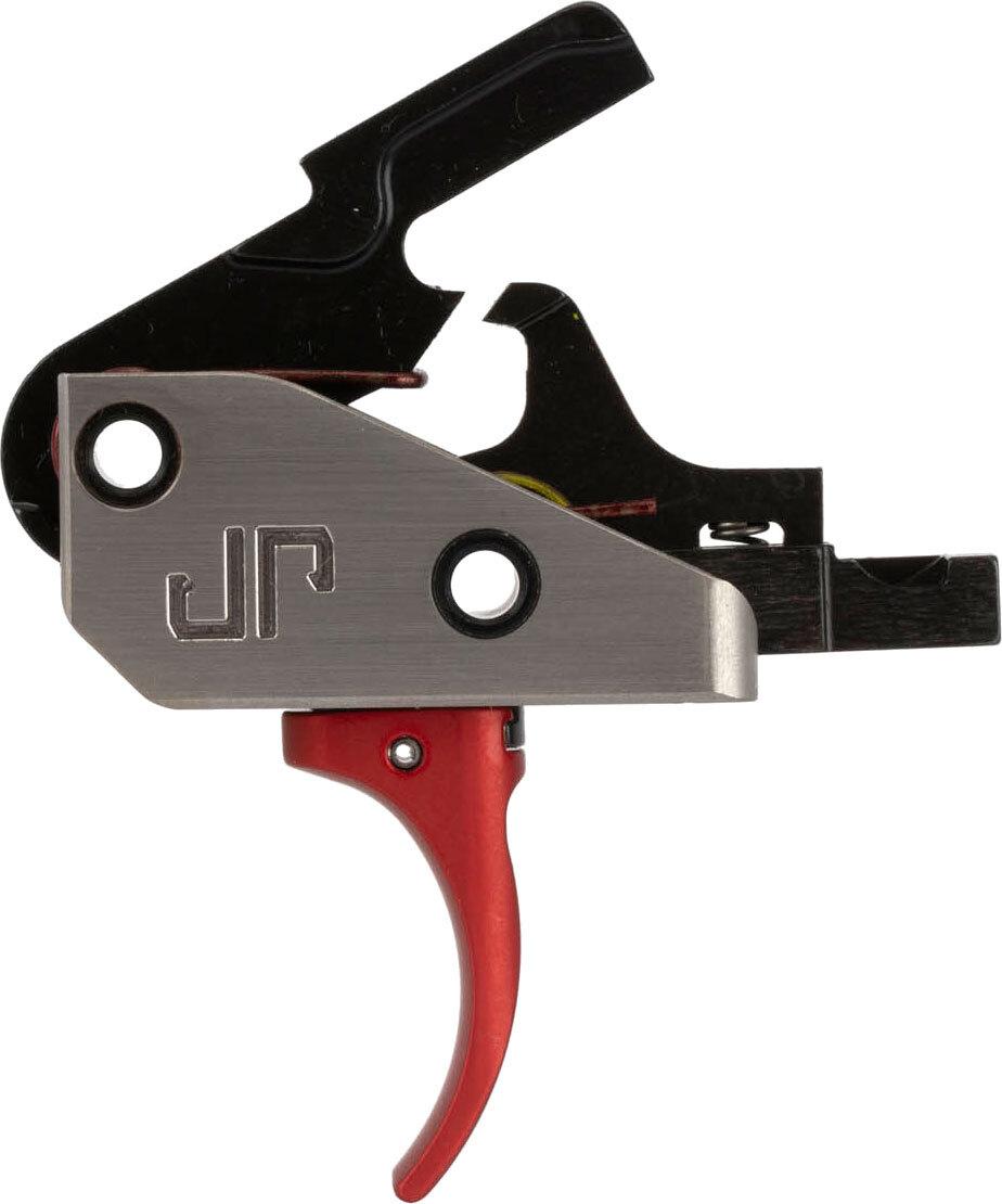 Ударно-спусковий механізм JP Enterprises Fire Control Module Curved Trigger Red для карабінів на базі AR-10/AR-15, фото 1