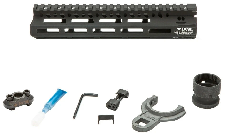 Цівка BCM MCMR-9 (M-LOK Compatible Modular Rail) Black, фото 1