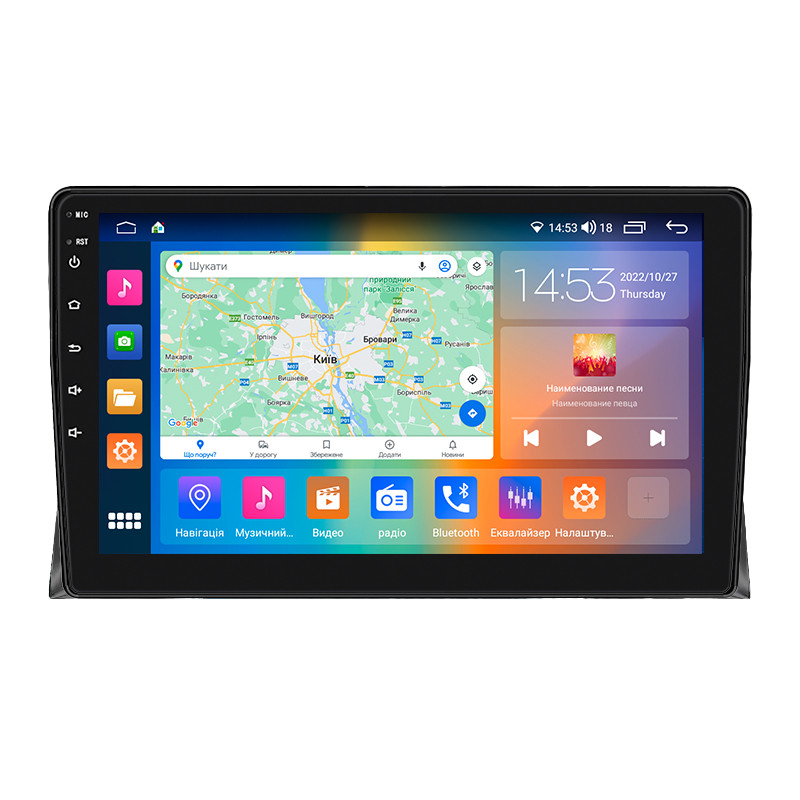 Штатна магнітола Lesko для Volkswagen Multivan T5 Рестайлінг 2009-2015 екран 9" 4/64Gb CarPlay 4G Wi-Fi G 9 шт.