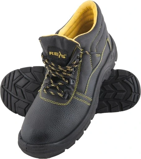 Обувь рабочая защитная специальная кожаные ботинки с титановой пластиной на носке, спец обувь - фото 1 - id-p1400901777