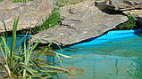 Трьохшарова плівка для байшей, ставків та водойм Marma Akwen 8×25 м, синьо-зелена, фото 2