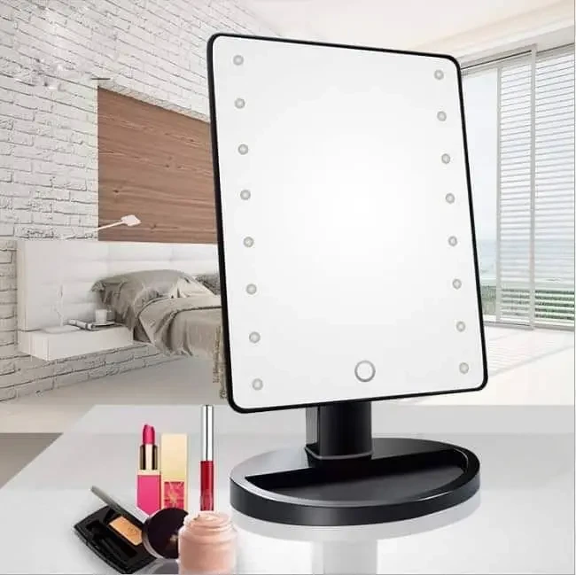 Дзеркало для макіяжу Large LED Mirror настільне з підсвіткою 22 LED