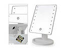 Дзеркало для макіяжу Large LED Mirror настільне з підсвіткою 22 LED, фото 4