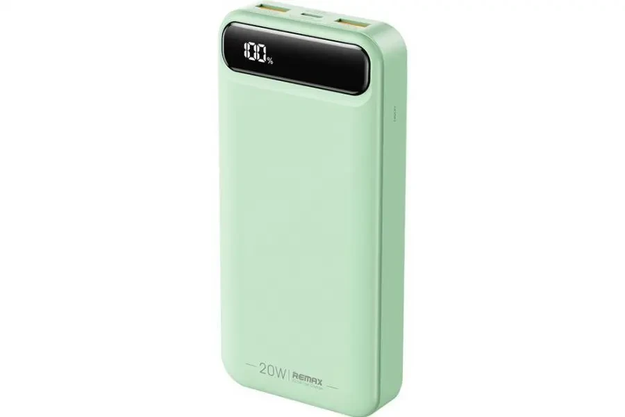 МОЩНАЯ БАТАРЕЯ 20000 mAh Power Bank Быстрая зарядка (Green)