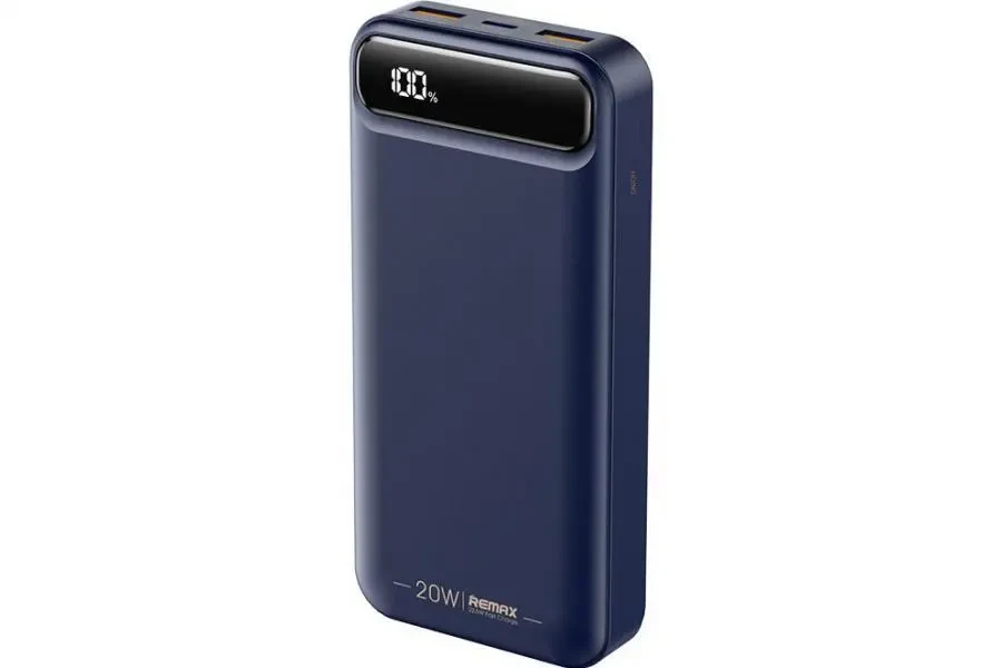 МОЩНАЯ БАТАРЕЯ 20000 mAh Power Bank Быстрая зарядка (Blue)