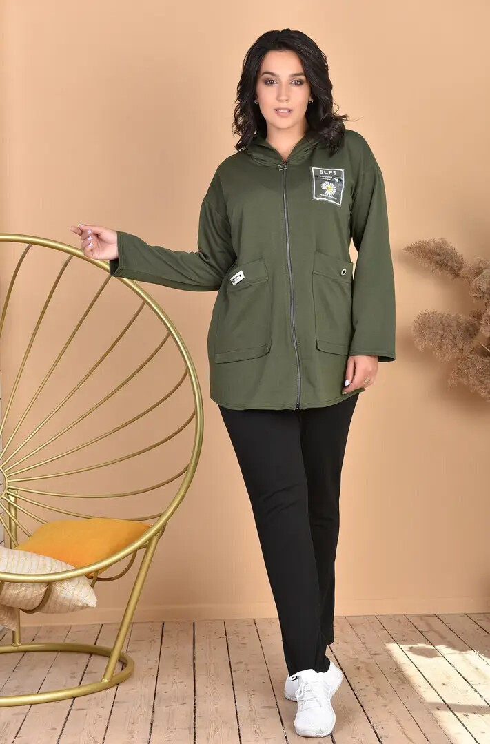 Комфортний жіночий костюм двійка, тканина "Трикотаж-двонитка" 54 розмір