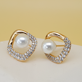 Сережки Гвоздики (Пусети) медзолото XUPING