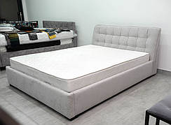 М'яке двоспальне ліжко зі зручним узголів'ям Ібіца L029