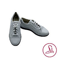Літні жіночі кросівки білого кольору “Style Shoes”, фото 4