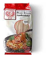 Вермішель рисова 5 мм GOLDEN LION BRAND, без глютену Таїланд, 400 г