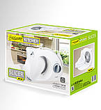 Слайсер ламтерізка для дому Maestro — MR-590 Слайсер електричний ламтерізки побутові 150 Вт, фото 4