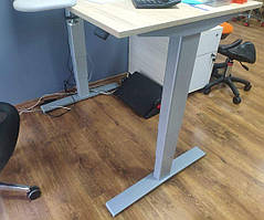 Suspa ELS 3 (сірий) - Ергономічний офісний стіл класу люкс для роботи сидячи-стоячи з електроприводом