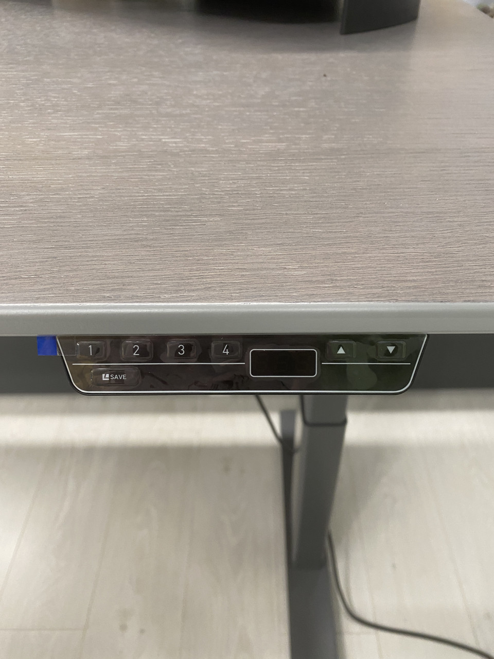 Suspa ELS-3 MEMORY (Сірий) - Абсолютно стійкий офісний стіл класу люкс для роботи сидячи-стоячи та пам'яттю