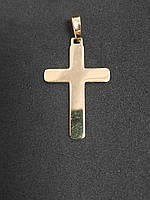 Золотий натільний хрест БУ 585 проби. Золото БУ, фото 6