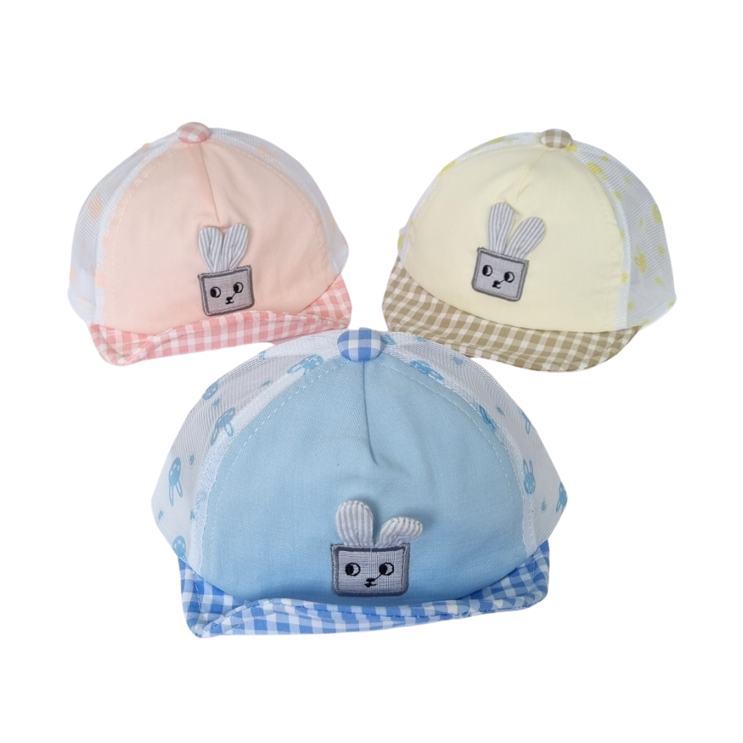 Кепка Зайка упаковка 5шт мікс