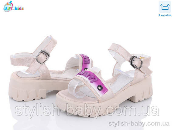 Дитяче літнє взуття гуртом. Дитячі босоніжки 2023 бренда BBT Kids для дівчаток (рр. з 30 по 37), фото 1