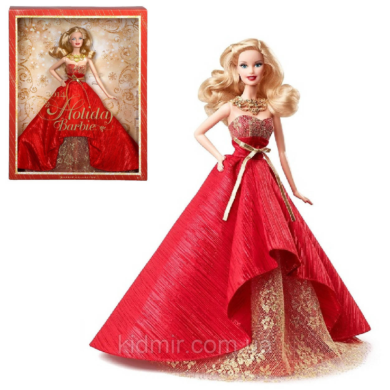 Barbie Collector Holiday BDH13 Лялька Барбі Колекційна Святкова 2014, фото 1