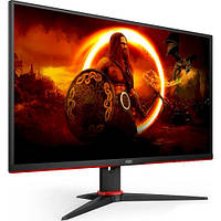 Монітор AOC 27G2SPAE/BK TFT 27" FHD IPS 165Гц 1мс D-Sub HDMI DP колонки 1920x1080 28Вт чорний з червоним