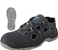 Рабочая обувь летняя сандали защитные с металлическим носком зашнурованные Artmaster BLACE