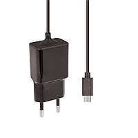 Зарядний пристрій Maxlife MXTC-03 Charger 2.1A + MicroUSB Cable 1m Black