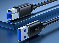 Кабель U653C 1m USB 3.0 Type B - USB 3.0 Type A JH Deluxe U653C 1m, фото 10