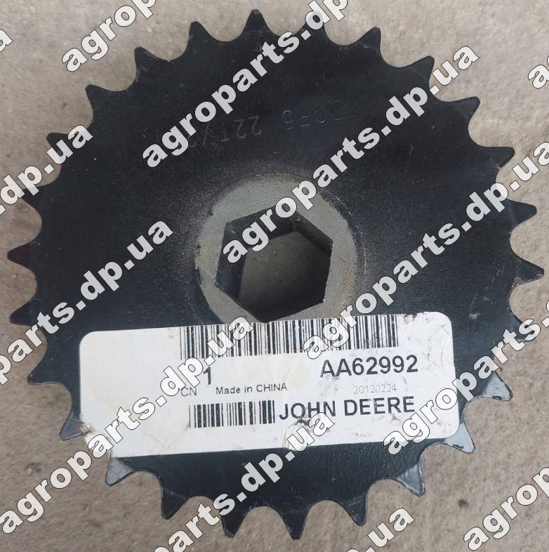 Зірочка AA62992 подвійна John Deere Drive Sprocket hex boreAA26795 z22 & z26, фото 1