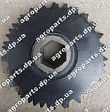 Зірочка AA62992 подвійна John Deere Drive Sprocket hex boreAA26795 z22 & z26, фото 4