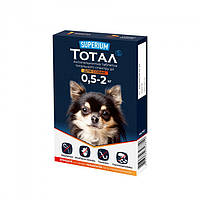 SUPERIUM Тотал, антигельмінтні таблетки для собак 0,5-2 кг (1 таблетка)