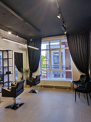 Чорні однотонні штори Мікровелюр матові на вікна в зал, спальню, №45 комплект 2 штори